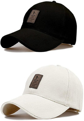 FAS Solid Sports/Regular Cap Cap(Pack of 2)