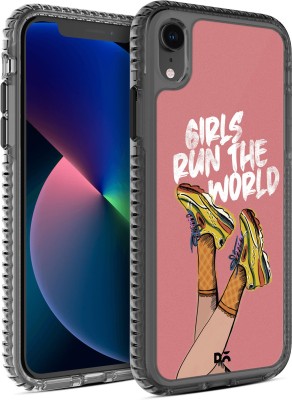 DailyObjects Girls Run The World Stride 2.0 Back Cover for Apple iPhone XR(Maroon, Dual Protection, Pack of: 1)