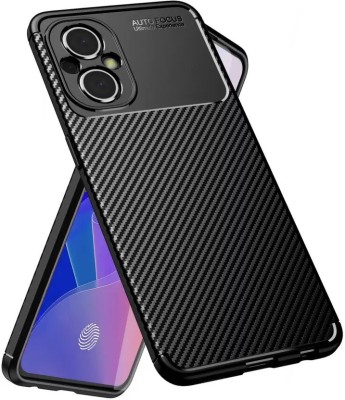 Moshking Back Cover for Oppo F21 Pro 5G, Drop Tested Shock Proof Rugged TPU Case for Oppo F21 Pro 5G(Black, Pack of: 1)