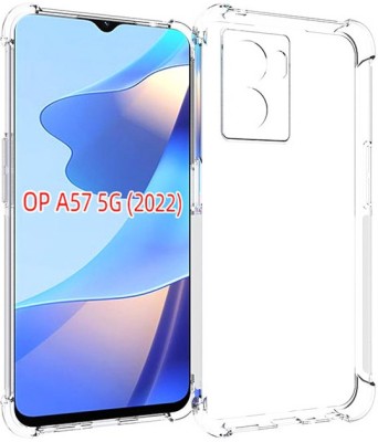 welldesign Back Cover for OPPO A77, OPPO A77s, Oppo K10 5G, OPPO A57e, Oppo A57, Realme Narzo 50 5G(Transparent, Grip Case, Silicon, Pack of: 1)