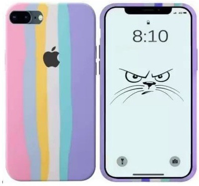 Meowsy Back Cover for Apple iPhone 7 Plus, Apple iPhone 8 Plus(Multicolor, Shock Proof, Silicon, Pack of: 1)