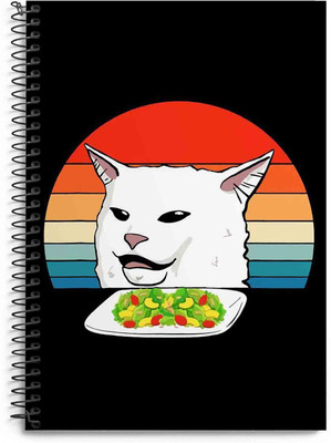 craft maniacs BLACK CAT MEME HI 160 RULED PAGES HI QUALITY DIARY A5 Diary RULED 160 Pages(Multicolor)