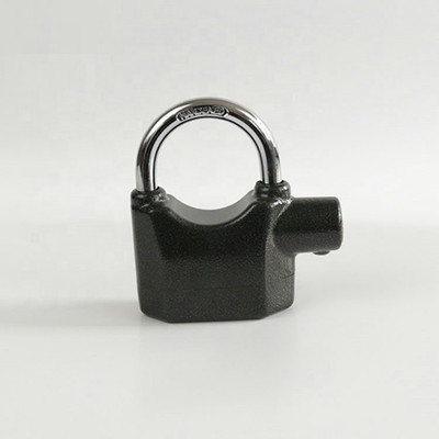 WunderVoX 110dba Siren Triggered Alarm Padlock With Keys-X2 Padlock(Black-28)