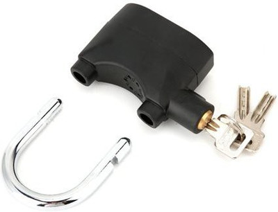 WunderVoX Alarm Lock 110dba Universal Security Alarm Lock System Anti-Theft-X129 Padlock(Black-138)