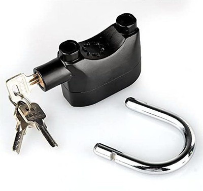 WunderVoX 110dB Door Alarm Padlock Anti-Theft Waterproof Motorcycle Lock-X95 Padlock(Black-79)
