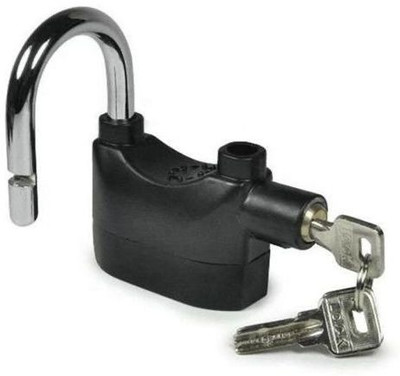 WunderVoX Anti Theft Motion Sensor Alarm Pad Lock-X135 Padlock(Black-83)