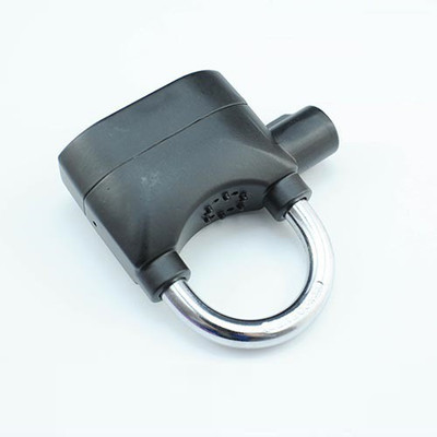 WunderVoX Durable Anti-rust oem Alarm aluminum alloy padlock-X9 Padlock(Black-126)