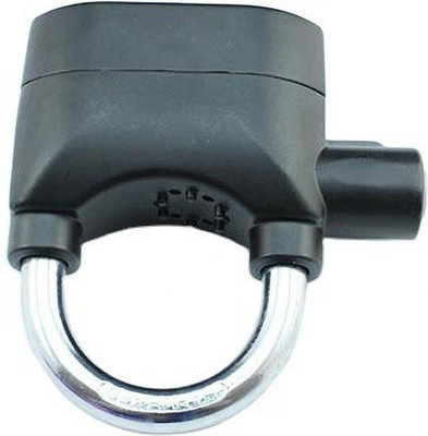 WunderVoX Alarm Lock 110dba Universal Security Alarm Lock System Anti-Theft-X75 Padlock(Black-77)