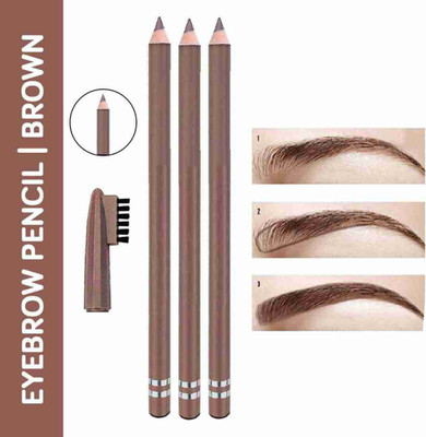 SKYBOAT SMOOTH AND SOFT EYEBROW BROWN PENCIL WITH EYEBROW COMB(BROWN)