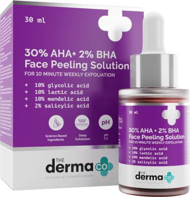 The Derma Co 30% AHA + 2% BHA Peeling Solution  (30 ml)