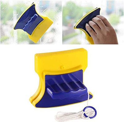 Whimsy Latex Square Shape Useful Magnetic Cleaner for Window Glass Cleaners(1000 ml)