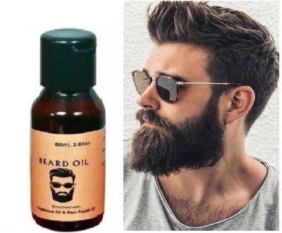 MYEONG Beard Oil for Beard Faster with nd & Thyme Best Beard Growth Oil for Men Hair Oil(60 ml)