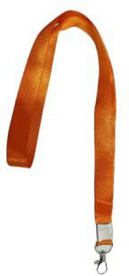 Dotpot 24mm or 1 inch Thick Lanyards with Badge Clip Lanyard(Orange)