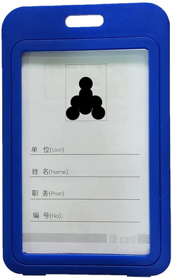 Dey 's stationery store Plastic ID Badge Holder(Pack of 5)