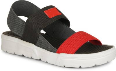 ARCHID Boys Velcro Sports Sandals(Red)