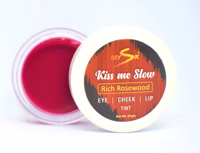 BEYSIK Kiss Me Slow Rich Rosewood Lip N Cheek & Eye Tint Enriched with Beetroot Pomegranate, Beetroot(Pack of: 1, 10 g)
