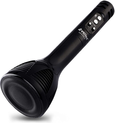mega shine Multi-function Bluetooth Karaoke Mic with Microphone Speaker Recording + USB+FM NA(Multicolor)