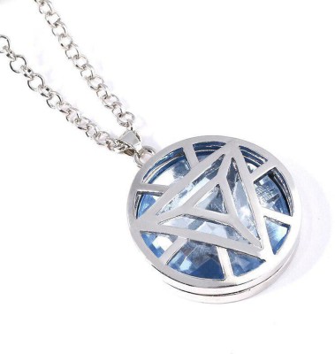 RVM Jewels Iron Man Inspired Heavy Design Big Size Arc Reactor Pendant Necklace Jewellery Alloy