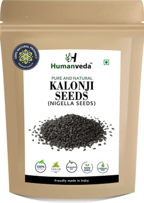 Humanveda KALONJI Seeds / Nigella (Black cumin) / Fennel flower for Calcium Seed(100 g)