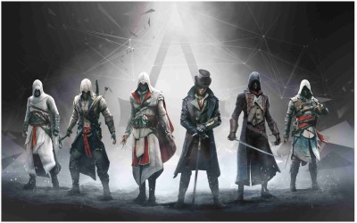 Assassin's Creed Flex Poster For Room Mo-68 Photographic Paper(36 inch X 24 inch, Rolled)