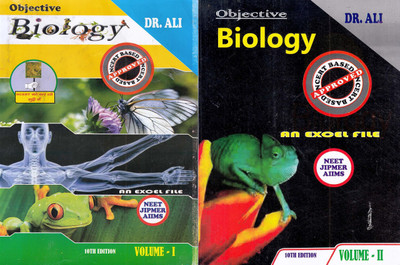 Objective Biology Neet & Aiims (Set Of 2 Vol) (2019-2020) Session By Dr. Ali(Paperback, DR. ALI)