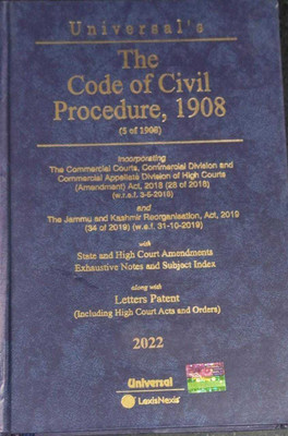 The Code Of Civil Procedure ,1908(Hard-Bound, Universal's)