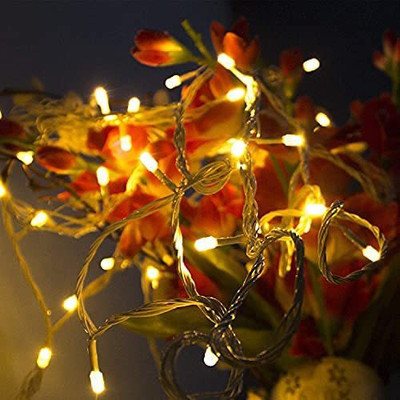 CP ICONIC 10 MTR Rice String Strip Light Candle(Yellow, Pack of 1)