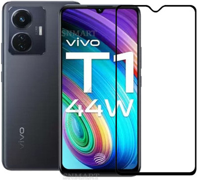 SNMART Edge To Edge Tempered Glass for vivo T1 Pro 5G(Pack of 1)
