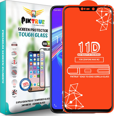 PikTrue Edge To Edge Tempered Glass for Asus Zenfone Max M2(Pack of 1)