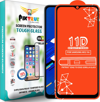 PikTrue Edge To Edge Tempered Glass for Samsung Galaxy M32 5G(Pack of 1)
