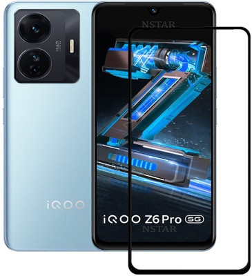 NSTAR Edge To Edge Tempered Glass for iQOO Z6 Pro 5G(Pack of 1)