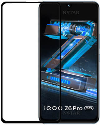 NSTAR Edge To Edge Tempered Glass for iQOO Z6 Pro 5G(Pack of 1)