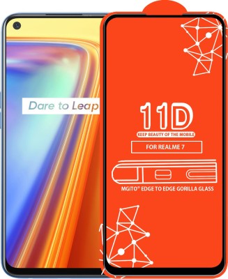 MGito Edge To Edge Tempered Glass for Realme 7(Pack of 1)