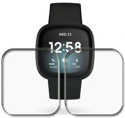 tombik Impossible Screen Guard for CWGH-Fitbit Versa 4 Smartwatch PACK-2(Pack of 2)