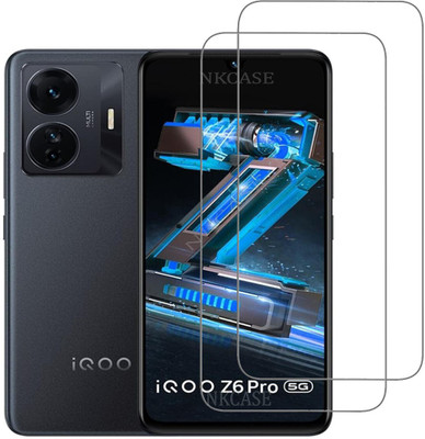 NKCASE Tempered Glass Guard for iQOO Z6 Pro 5G(Pack of 2)
