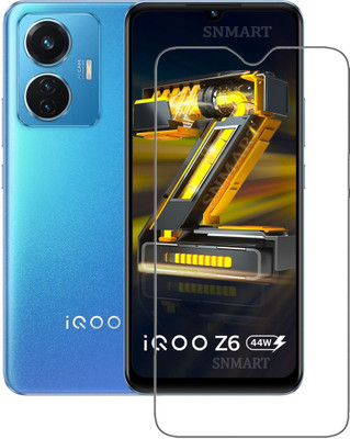 SNMART Tempered Glass Guard for IQOO Z6 44W(Pack of 1)