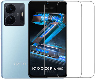 NSTAR Tempered Glass Guard for iQOO Z6 Pro 5G(Pack of 2)