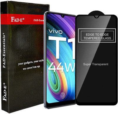 FAD-E Tempered Glass Guard for Vivo T1 44W 4G, iQOO Z6 44W 4G(Pack of 1)