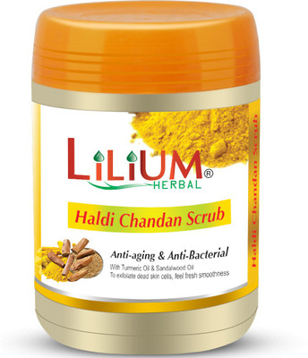 LILIUM Haldi Chandan Scrub Exfoliator 900 ml Scrub(900 ml)
