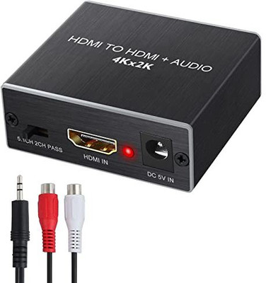 Etzin HDMI Audio Extractor Converter Media Streaming Device(Black)