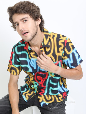 KETCH Men Printed Casual Multicolor Shirt