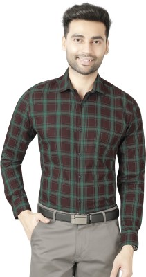 5TH ANFOLD Men Checkered Formal Multicolor Shirt