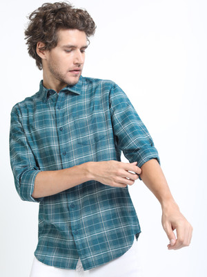 KETCH Men Checkered Casual Multicolor Shirt