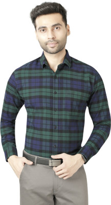5TH ANFOLD Men Checkered Formal Multicolor Shirt