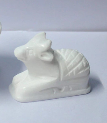 BPMJ White nandi Decorative Showpiece  -  5 cm(Marble, White)