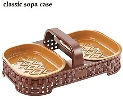 chapo Beauty 2 in 1 Soap Case set of 1( brown)(Brown)