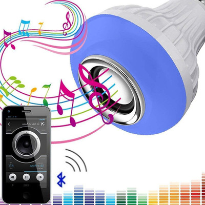 RENTOOR HOT SALE Led Bluetooth Speaker Music Light Bulb B22 LED White + RGB Light 10 W Bluetooth Speaker(White, Stereo Channel)