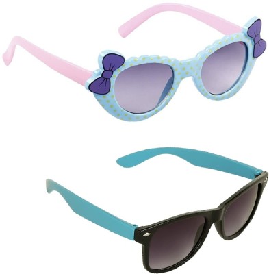 UZAK Wayfarer, Cat-eye Sunglasses(For Boys & Girls, Multicolor)