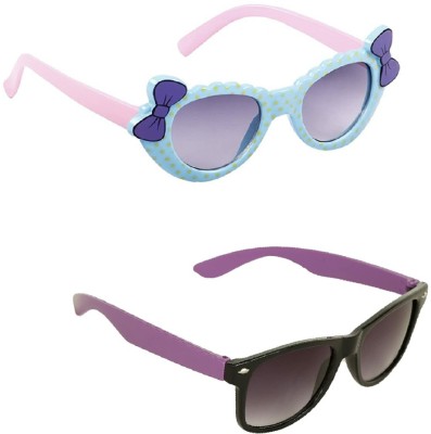 UZAK Wayfarer, Cat-eye Sunglasses(For Boys & Girls, Grey)