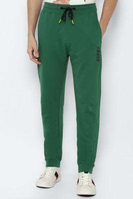 FOREVER 21 Solid Men Green Track Pants